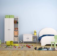 Choisir des meubles de rangement adaptés à une chambre d'enfant / iStock - hkeita