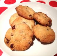 Cookies raisins secs et flocons d'avoine