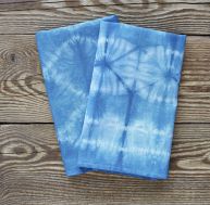 Serviettes de table tie and dye