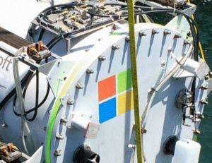 Aperçu du datacenter de Microsoft testé en mer
