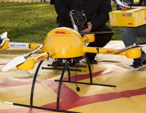 Aperçu d'un drone de livraison DHL - © creative commons / Frankhoffner