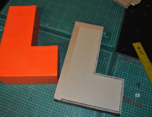 Fabriquer une lettre en 3D
