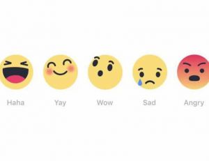 Facebook teste actuellement des emojis en complément du 