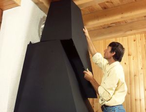 Installation d'une cheminée