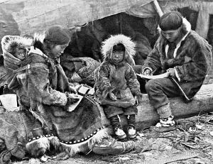 Une famille Inuit