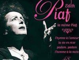 Pochette d’un CD compilant « 48 titres de légende » d'Edith Piaf