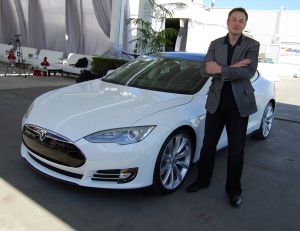 Elon Musk, PDG de Tesla Motors - Copyright Maurizio Pesce / Wikimedia Commons