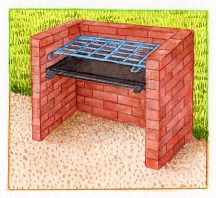 barbecue en pierre simple
