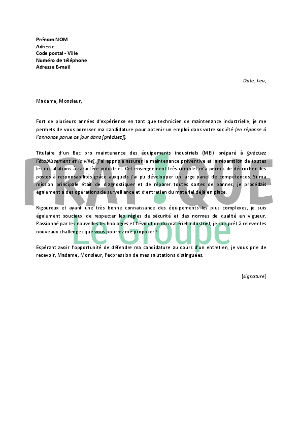 Lettre De Motivation Agent Des Installations Sportives Mairie De Paris