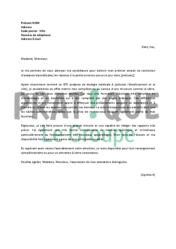 Lettre De Motivation Formation Technicien De L'intervention Sociale Et