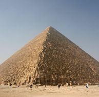 Aperçu de la pyramide de Khéops - copyright wikimedia commons