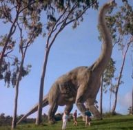 Un Brontausaure dans Jurassic Park - Universal Pictures