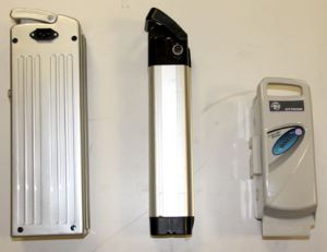 Trois types de batterie pour vélo électrique : Plomb, Ni-Mh et Li-ion © avem.fr