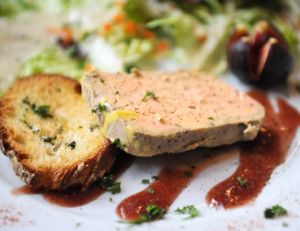 Foie gras, figue et pain...
