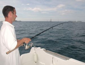 Un moulinet standard suffit pour la pêche à soutenir