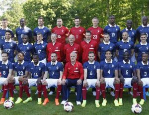 Photo officielle de l'équipe de France de football 2014