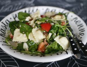 Salade de raviolis frais
