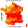 Répartition des cas de grippe en France en 2011