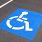 Stationnement réservé aux personnes invalides